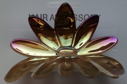Acrylic hair clamp opalescent brown